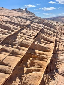 Sandstone fins