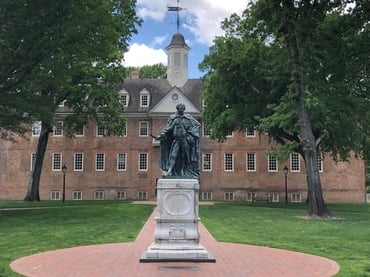 The Wren Building, oldest college building in the U.S.